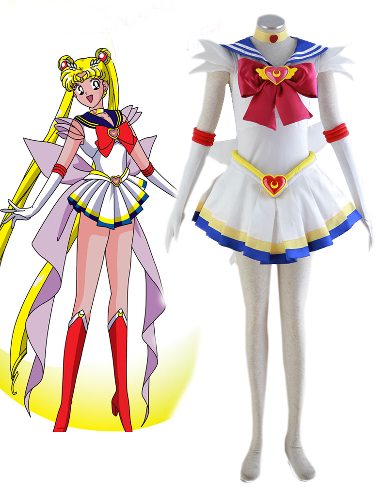 Sailor Moon Super Princess Sailor Moon Tsukino Usagi Make Up Suit Cosplay Costume